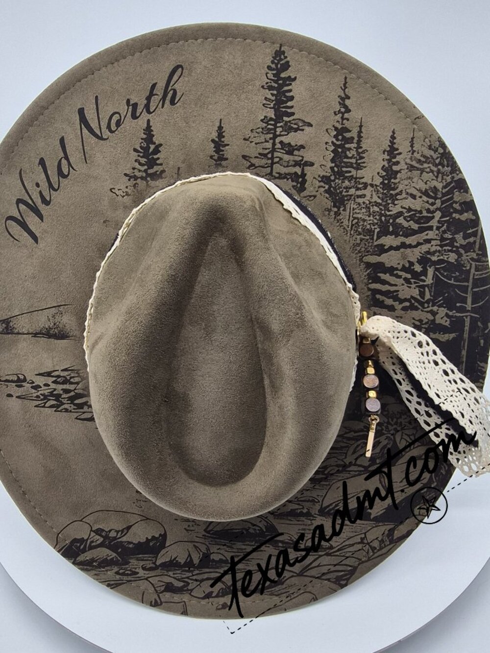 The High Country Wanderer – Custom Engraved Western Hat Wild North